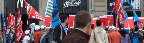 Sciopero McDonald's Milano