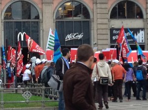Sciopero McDonald's Milano